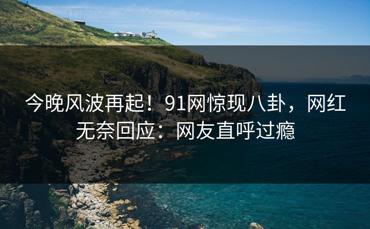今晚风波再起！91网惊现八卦，网红无奈回应：网友直呼过瘾
