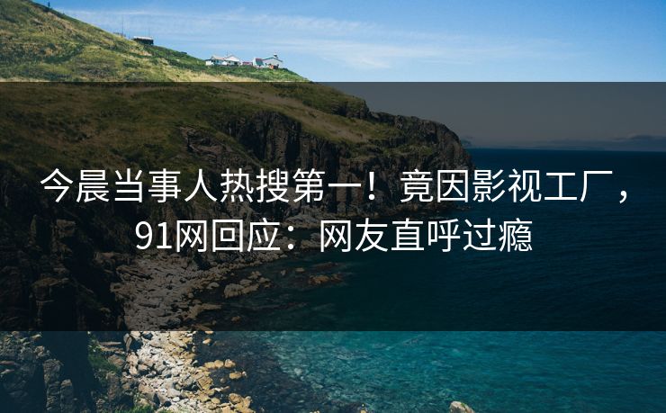 今晨当事人热搜第一！竟因影视工厂，91网回应：网友直呼过瘾