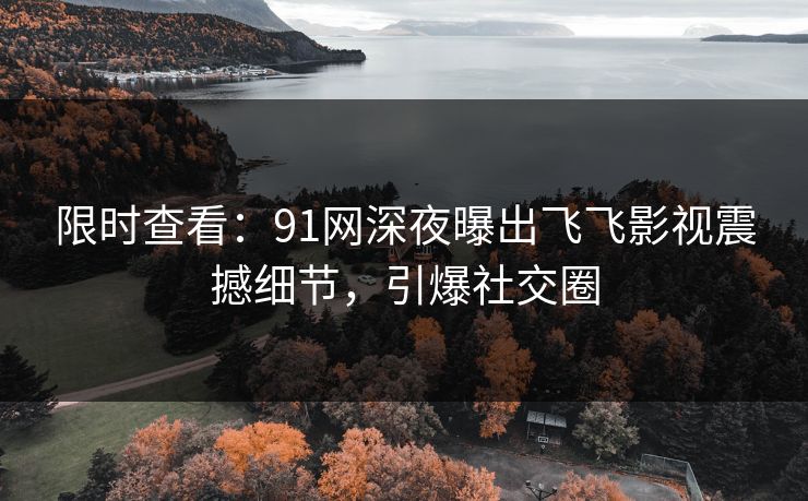 限时查看：91网深夜曝出飞飞影视震撼细节，引爆社交圈